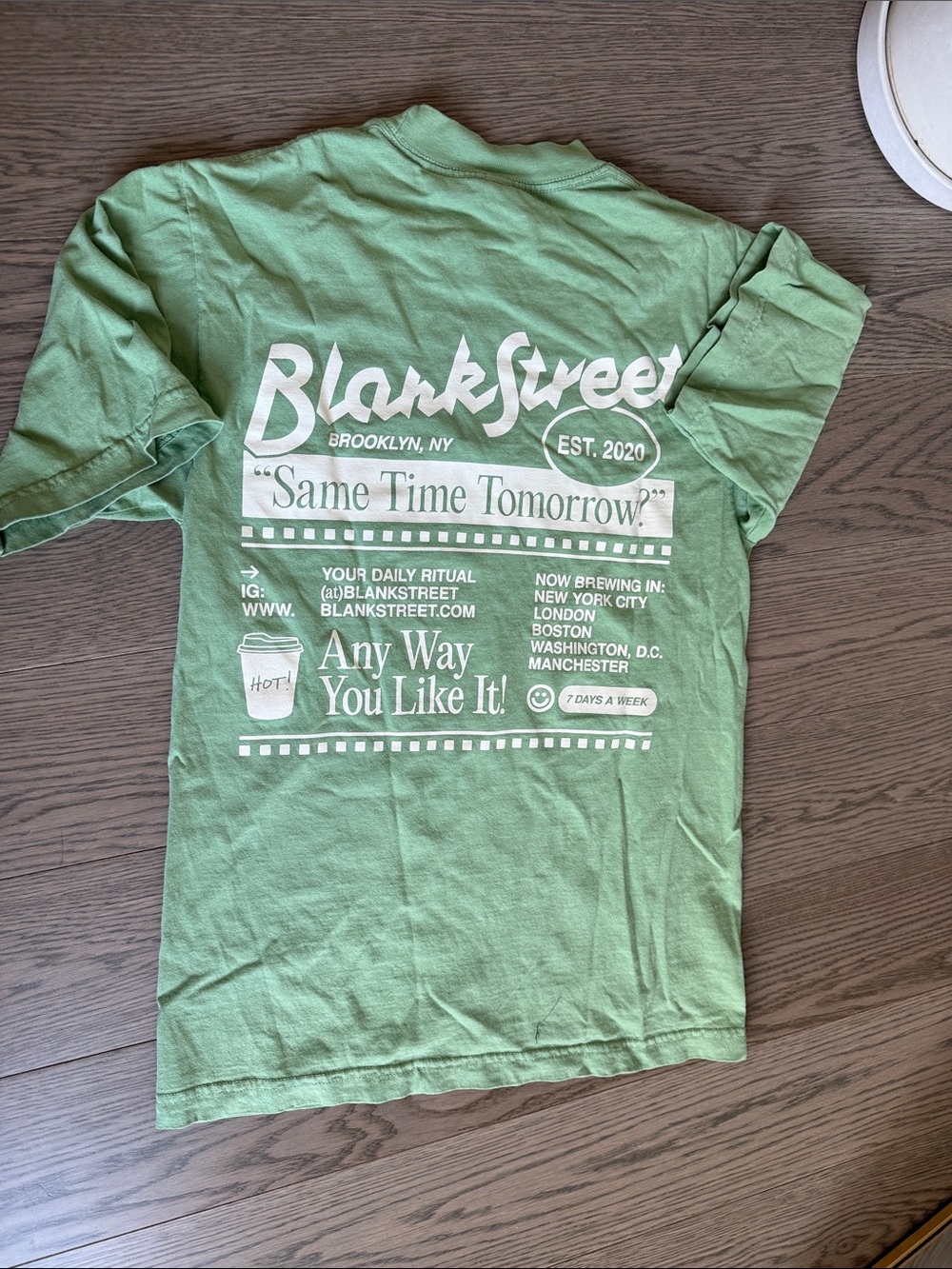 Light Green Graphic Short Sleeve Tee